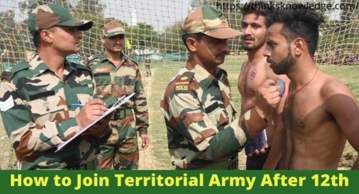 How to Join Territorial Army