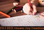 CDS 1 2021 Answer Key Download