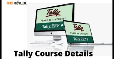 Tally Course Details
