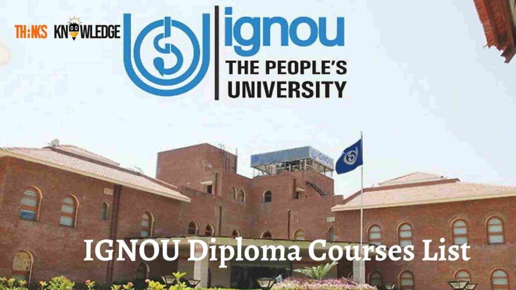 IGNOU Diploma Courses 