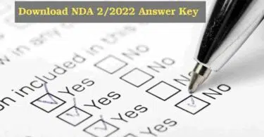 NDA 2/2022 Answer Key